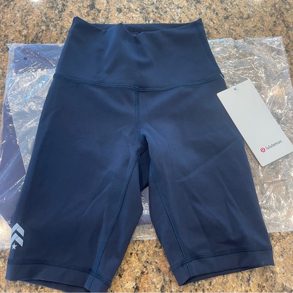 NWT Lululemon Wunder Train High Rise Short 8" true navy blue - Picture 8 of 16